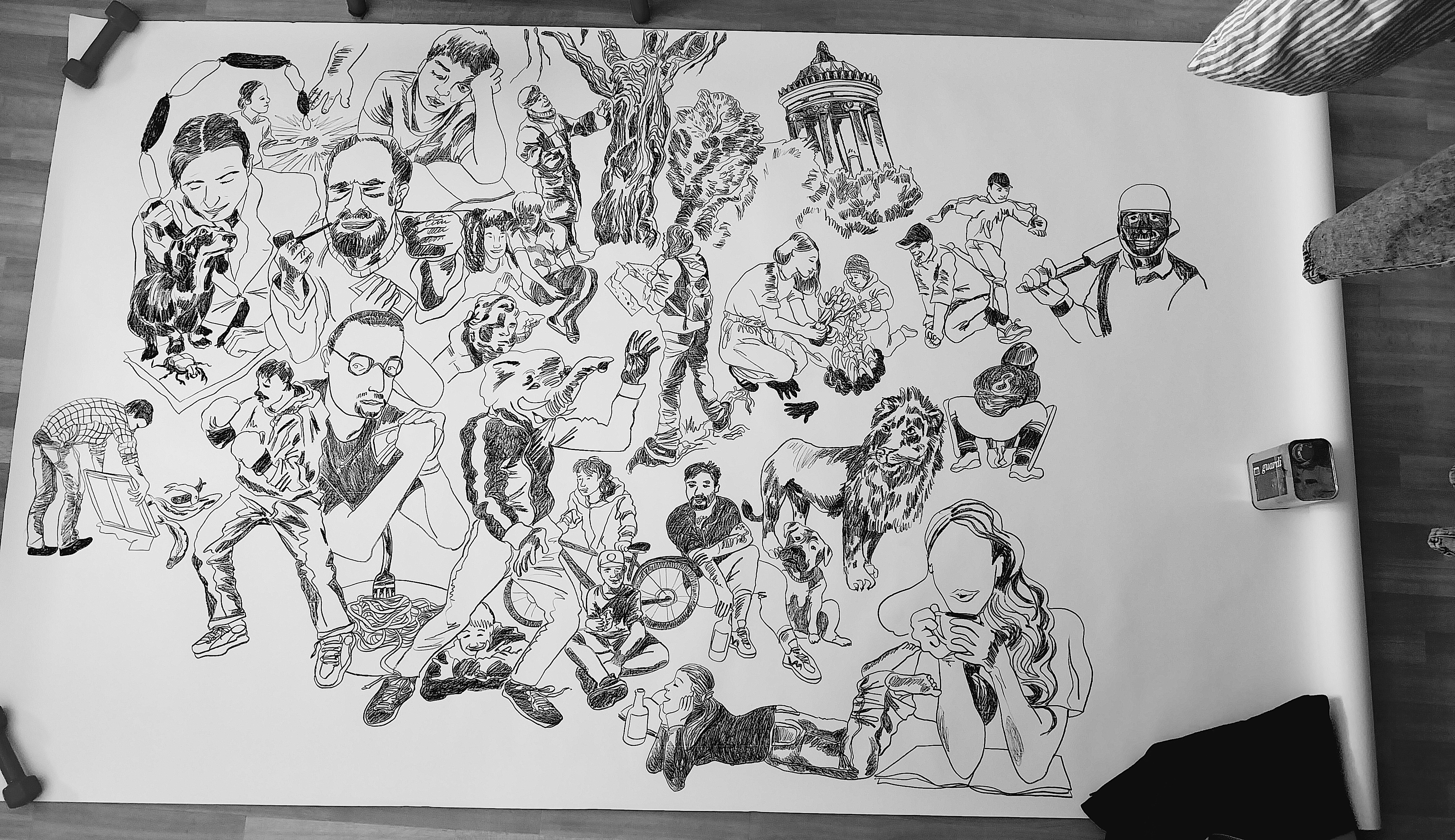 Auswahl von Bildern von Laura Stadtegger Künstlerin